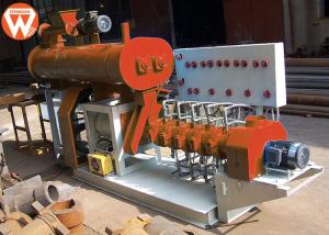 Wholesale 800KG/H 55KW Fish Feed Making Machine , Steel Low Noise Fish Pellet Extruder from china suppliers
