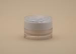 White Rose Logo Skin Cream Containers Arcylic Material With PE Gasket