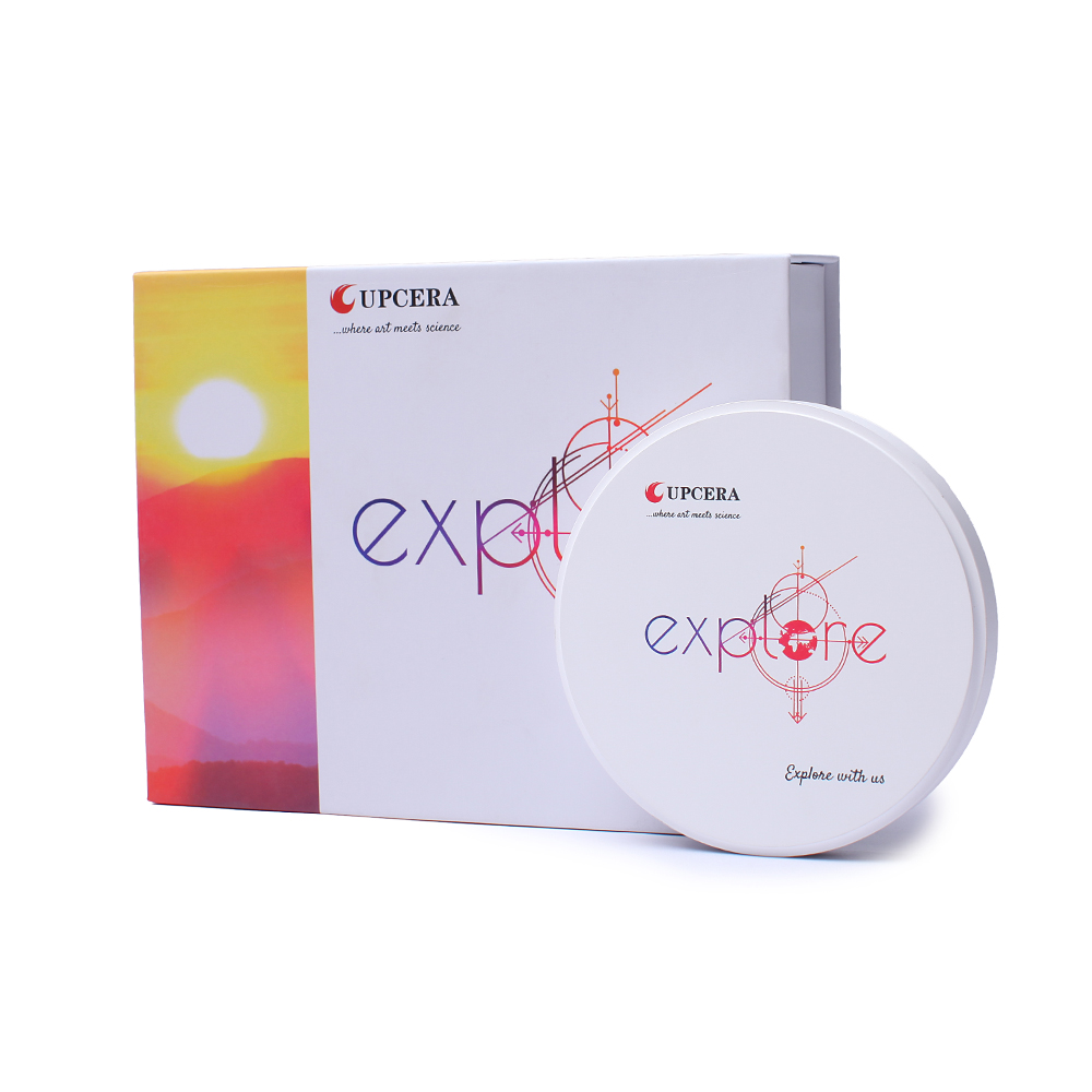 D98 Open System Zirconia Blocks Upcera 4D Explore