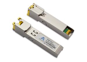 Wholesale 1000BASE-T UTP Cable 100m Cat-5 SFP Copper Transceiver 1.25Gb/s from china suppliers