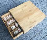 new arrival bamboo coffee pod storage k cup holder