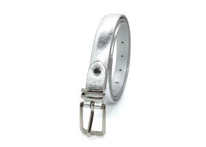 Wholesale Silver Color Women's Fashion Leather Belts With Metal Buckle / Casual Jean Belt from china suppliers