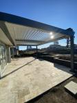 Industrial Outdoor Aluminium Pergola Waterproof Powder Coating Optional