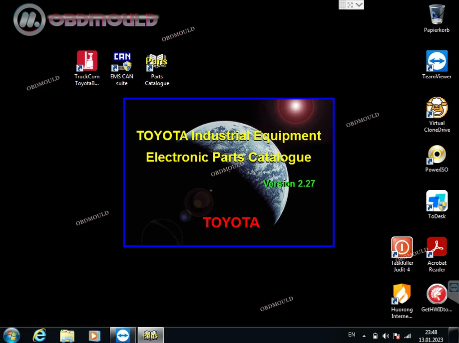 For Toyota Bt Truckcom Auto Scanner Usb Can Interface Cpc-Usb Arm7 Diagnostic Tool For Toyota Truck Forklift Scan Stacker
