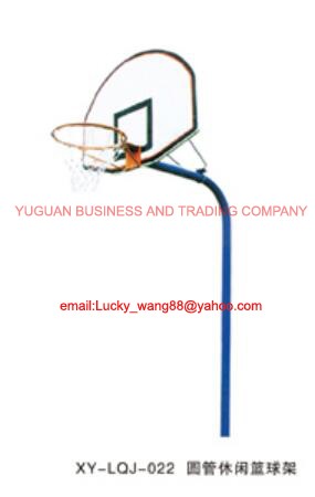 Buried square tube basketball stand -outdoor training type YGBS-006XY