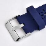 Carved Silicone Rubber Watch Band 38mm 42mm For Apple Watch 7 6 5 4 3 2 1