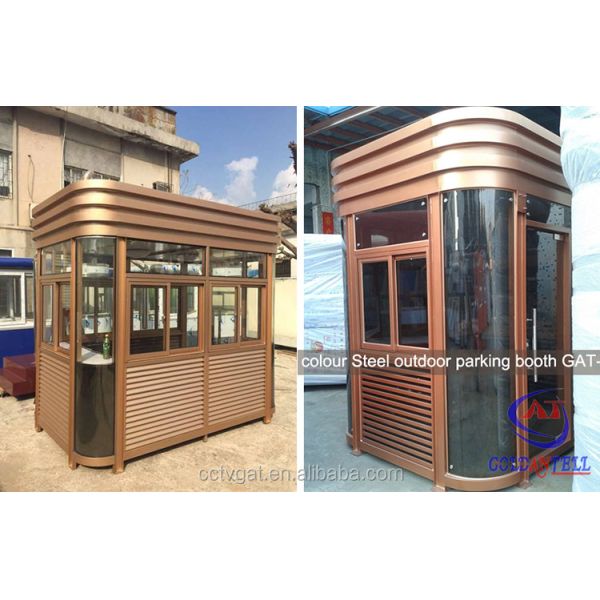 Modern Steel Security Guard House 1800x1800x2500mm Waterproof Customizable
