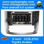 Ouchuangbo Car Navi Multimedia EQ Android 4.0 Toyota Avalon Auto GPS 3G Wifi