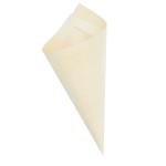 180mm Pine Biodegradable Sweet Disposable Serving Cone for Wood Ice Cream