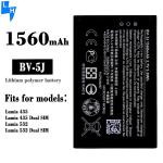 White 1560mAh BV-5J Li-ion Battery for Lumia 435 Dual SIM Lumia 532 Smartphone