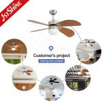 IP42 Outdoor Ceiling Fan For Waterproof Plywood Blade Remote Control