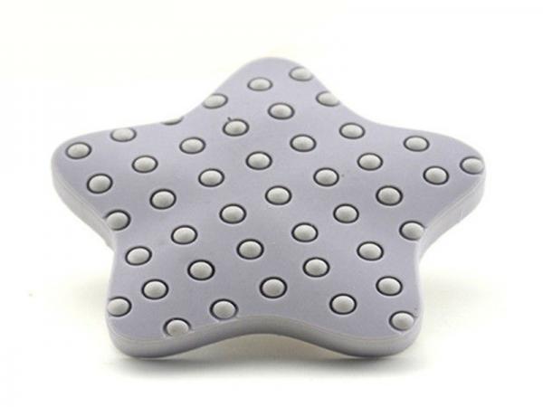Quality Grey Star Childrens Cupboard Door Knobs Non - Toxic Materials For Kids Bedroom Furniture Fittings for sale