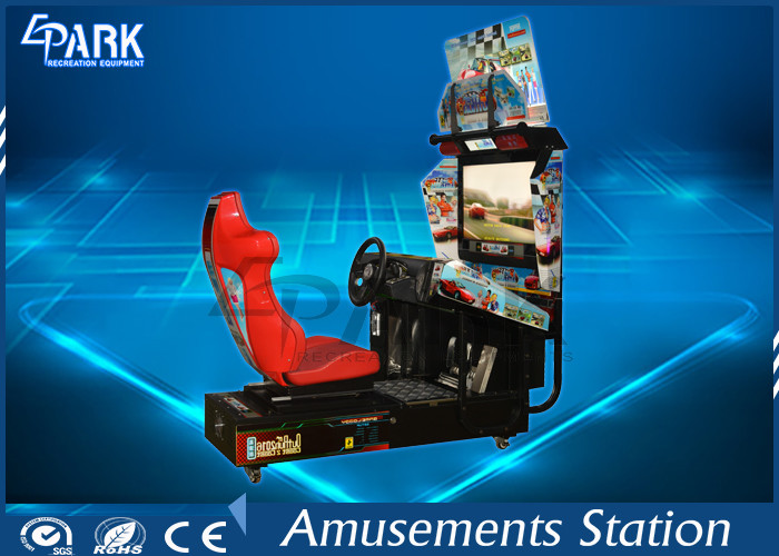 32 Inch HD LCD Screen Racing Game Machine Stereo System For Entertainment
