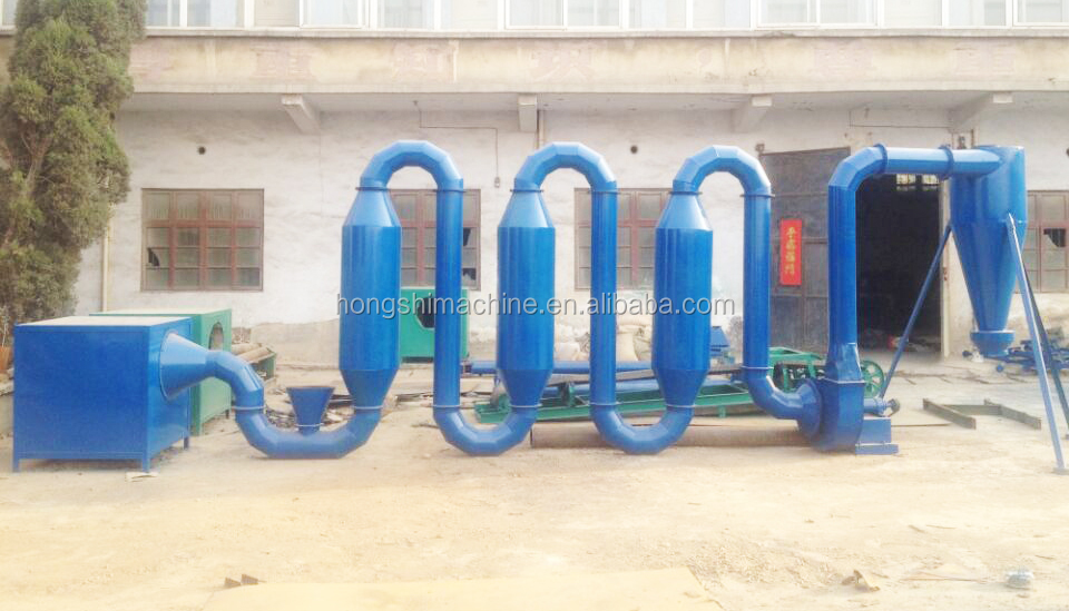 Complete sawdust wood charcoal briquette production line