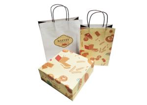 Wholesale Food Grade Bakery Snack Cake Packaging white Kraft Bread Paper Bag from china suppliers