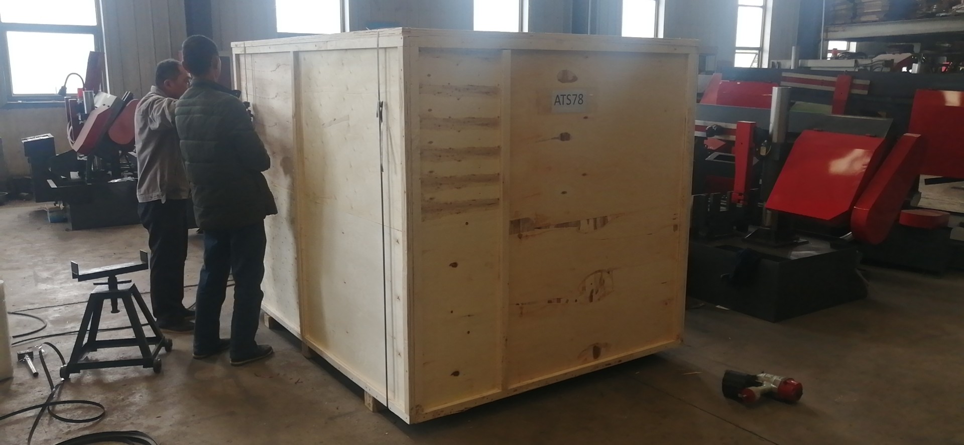 H Beam Channel Steel Plc Control Metal Bandsaw Machine