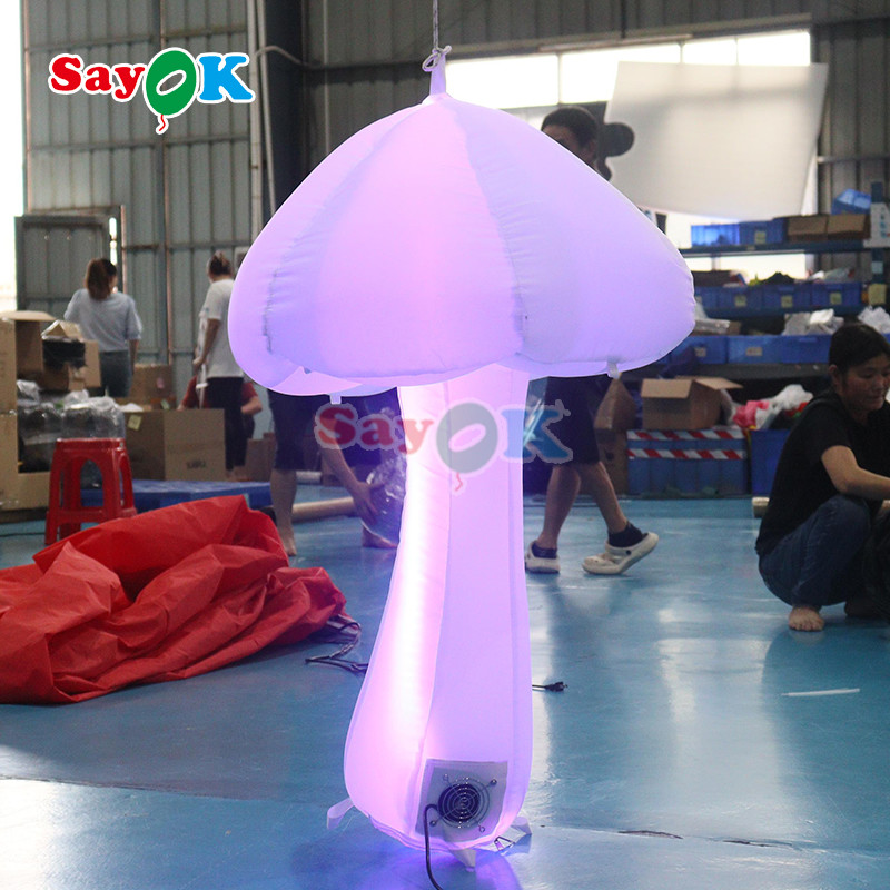 3.2ft Advertising Inflatable Decoration Realistic Inflatable Mushrooms / Inflatable Light Mushroom