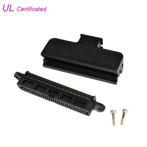 Wholesale 180 Degree Plastic Cover TYCO AMP 32 Pairs 64Pin Connector IDC Female Receptacle Type from china suppliers