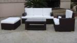 4pcs patio cane furniture