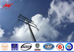 Wholesale Steel Hot Dip Galvanized Steel Poles For Transmission Power Distribution from china suppliers
