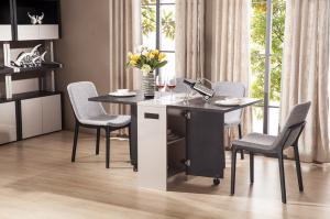 Wholesale foldable MDF dining table furniture from china suppliers