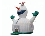 Frozen Inflatable Games Olaf Bounce House Commercial Grade Logo Custom