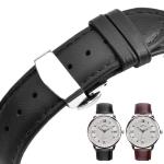 2 Piece 20mm Genuine Cow Leather Watch Strap Bands