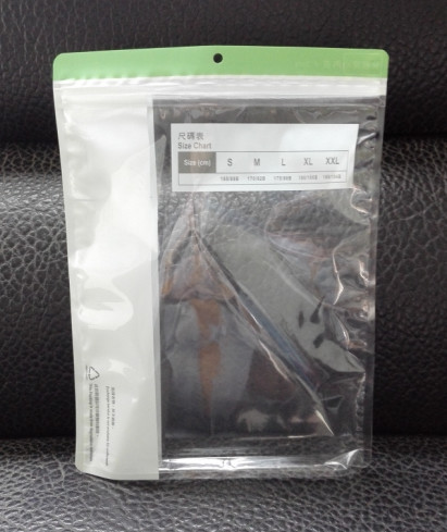Custom Printed OPP/ CPP Cheap Plastic Zipper bag for Garment/Cloth Packing