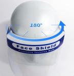 180 Degree safety Full Face Shield Transparent Color For Virus Protection
