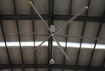 1500W Nord Motor Large Industrial Ceiling Fan Church 16 inch hvls air cooling