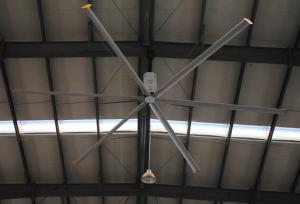 Wholesale Aerodynamic 6 Blade Bigass Large Industrial Ceiling Fan , 20ft HVLS Electric Ceiling Fan from china suppliers
