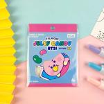 Hot Melt Adhesive PVC Label Sticker Non Toxic DIY Vinyl Stickers