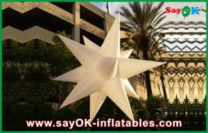 Wholesale Custom Holiday Inflatable Lighting Decoration , Blow Up Stars from china suppliers