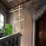 Restaurant Hotel Villa Rustic Aluminum Material 122w 3000k 12.4m Ceiling Led
