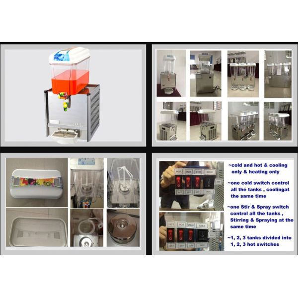Automatic Cold Drinking Dispenser / Large Beverage Dispenser For Milk