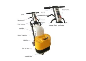 Wholesale 5.5HP 220V 20 Inch Six Heads Stone Concrete Floor Manual Polishing Machine from china suppliers