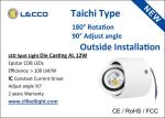 COB 10W LED Spot Lights Outdoor / Indoor White Housing Taichi Type