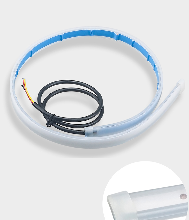 Emergency Car Headlight LED Tube Strip Double Color 300mm 450mm 600mm
