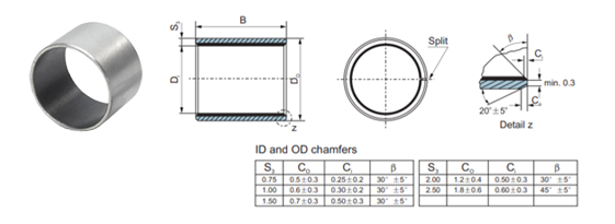 du cylindrical bushing