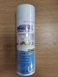 Wholesale Perforated Blue Stripe 60gsm 24*30cm Disposable Cleaning Cloth from china suppliers