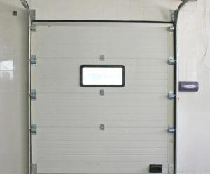 Wholesale Waterproofing Automatic Industrial Sectional Door 50mm Panel Coated Steel Sandwich from china suppliers