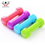 Hand Weights Vinyl Coated Dumbbells , Dumbbells For Women Pantone Number Color