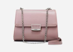 Wholesale Classy Women Mini Chain Shoulder Bag Pu Leather Material 16 * 12 * 7cm With Buckle from china suppliers