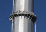 220kv Tubular Transmission Tower , Electricity Pole Polygon Overhead Line Tower