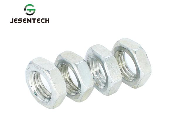 Stainless Steel Industrial Metal Nuts Hexagon Head Type For Construction
