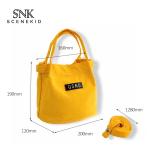 Custom Logo Cotton Canvas Fashion Office Adult Lunch Bag with Handle
