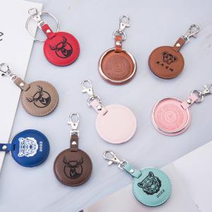 Wholesale Custom Bulk Leather Key Chain Die Cutting Printing Business Giveaways from china suppliers