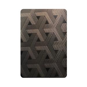 Wholesale 4 x 8ft 1.2mm Decorative Stainless Steel Sheet Embossed 8K 304 316 from china suppliers