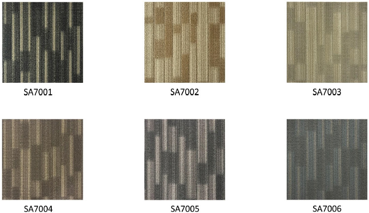 Loop Pile 50x50 cm Nylon Carpet Tiles Anti-Static For Business