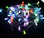 Christmas 100m 666leds 12V flashing led clip on light for AU wedding Garland